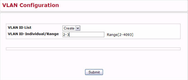 VLAN Configuration