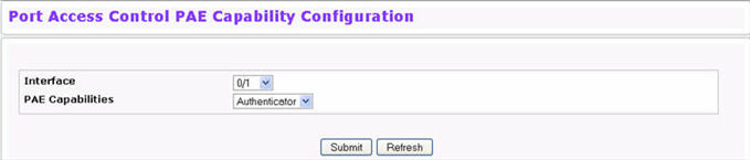 PAE Capability Configuration