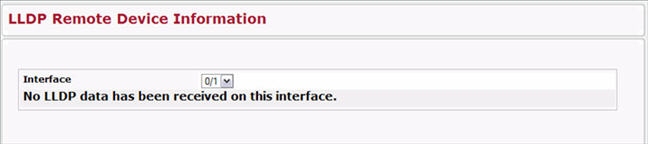 LLDP Remote Device Information