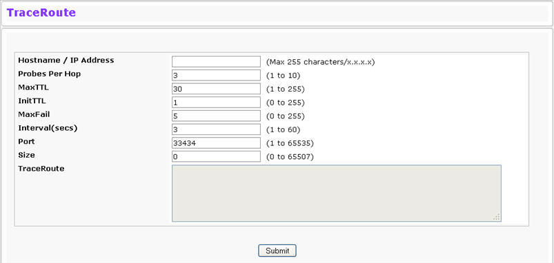 traceroute