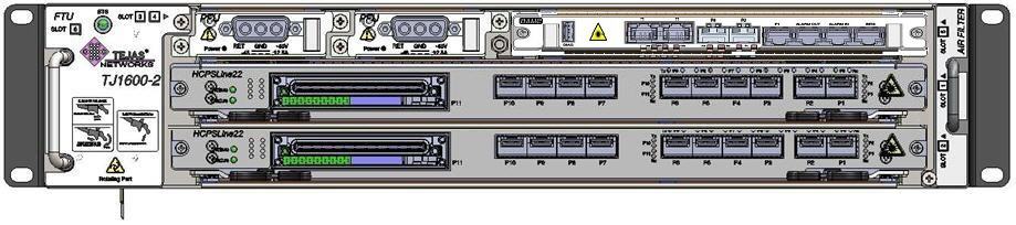 Front View- TJ1600 Type-2SR chassis