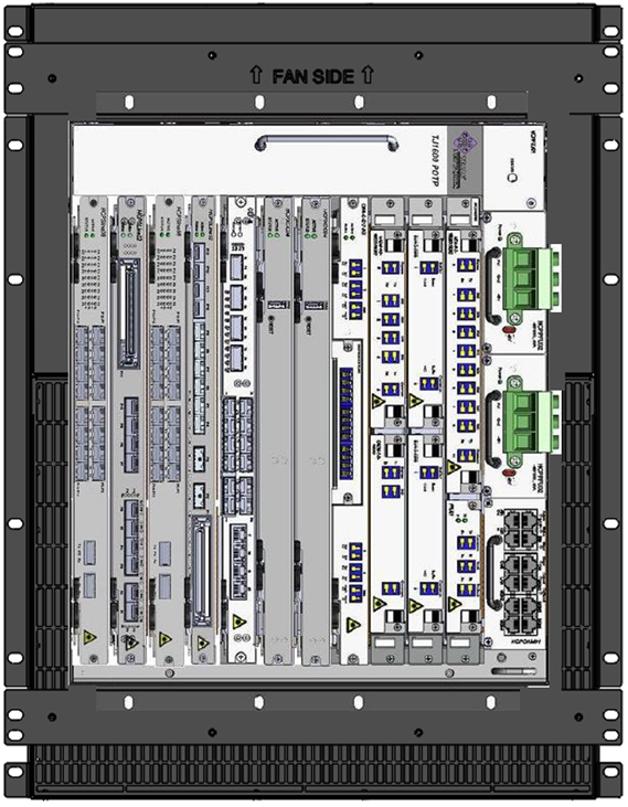 TJ1600-11 system with baffles -  Front panel