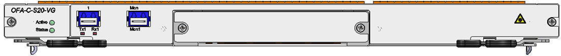 OFA-C-S20-VG single port variant - Front panel