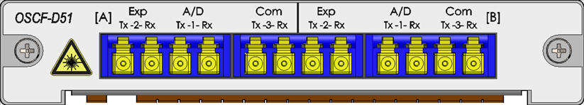 Front Panel View- OSPF-D