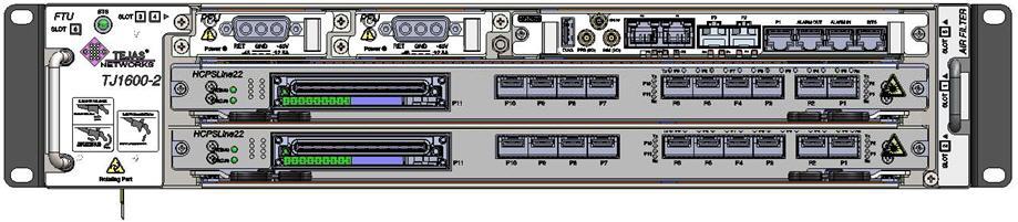 TJ1600-2 system - front panel