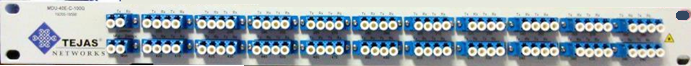 Front Panel - 40 Channel 100GHz Multiplexer & Demultiplexer Unit (MDU-40E-C-100G & MDU-40D-C-100G)