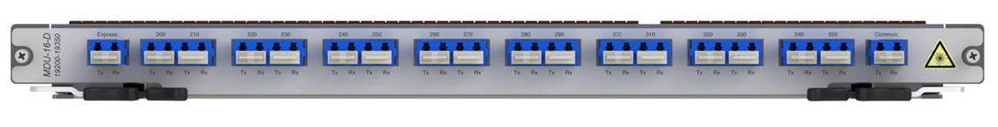 Front Panel View- MDU-16-D