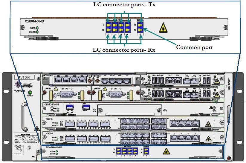 Interface Connection- ROADM-4-C-50G