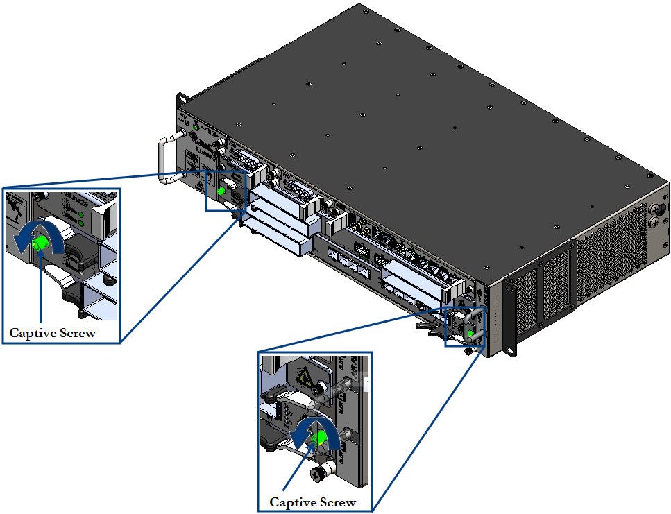 Loosening Captive Screws on Card