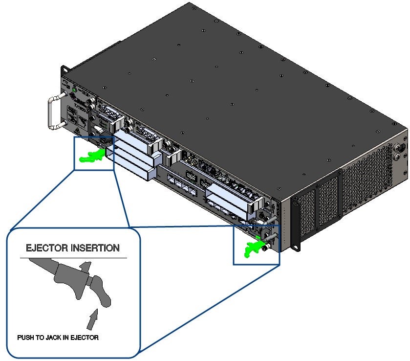 Operating Ejectors Inwards while inserting