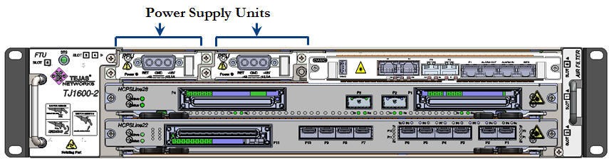 Position of Power Filter Unit in TJ1600 Type-2SR chassis