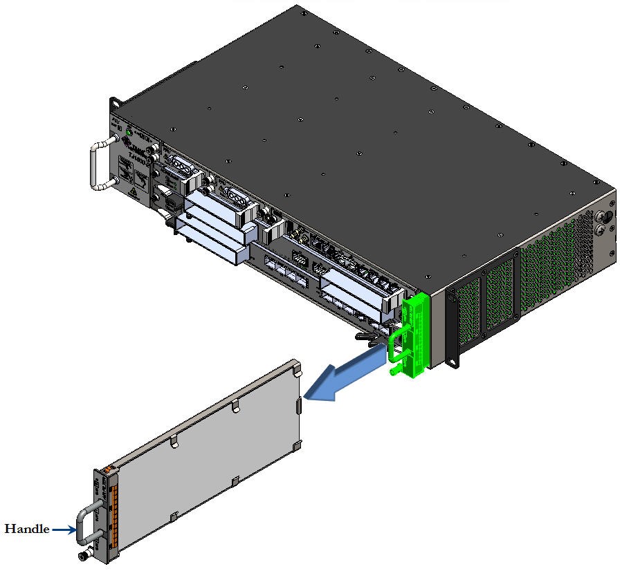 Sliding Air Filter from the chassis