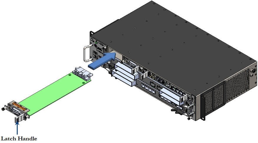Sliding Power Filter Unit into the chassis