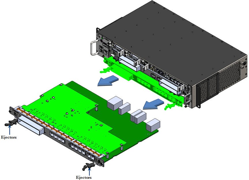 Sliding out the Card