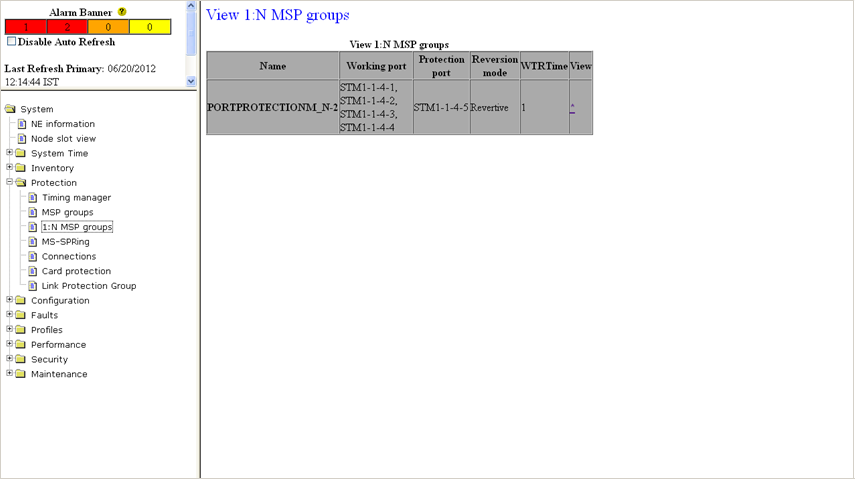 View 1:N MSP groups