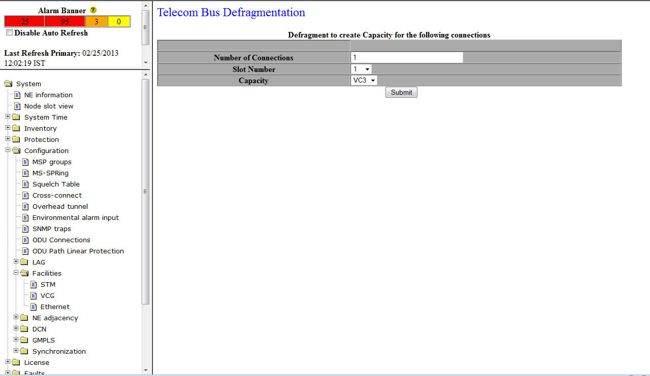 Telecom Bus Defragmentation