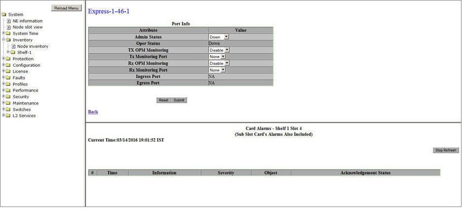 Express Port Info- MDU8-D Card