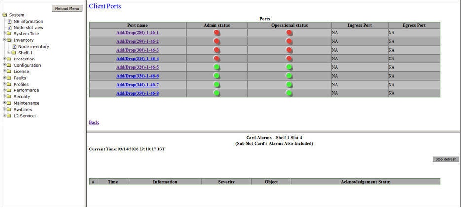 Client Ports- MDU8-D Card