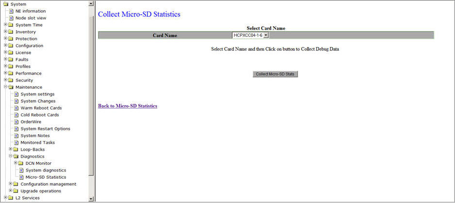 Collect Micro-SD Statistics- HCPXCC04 card