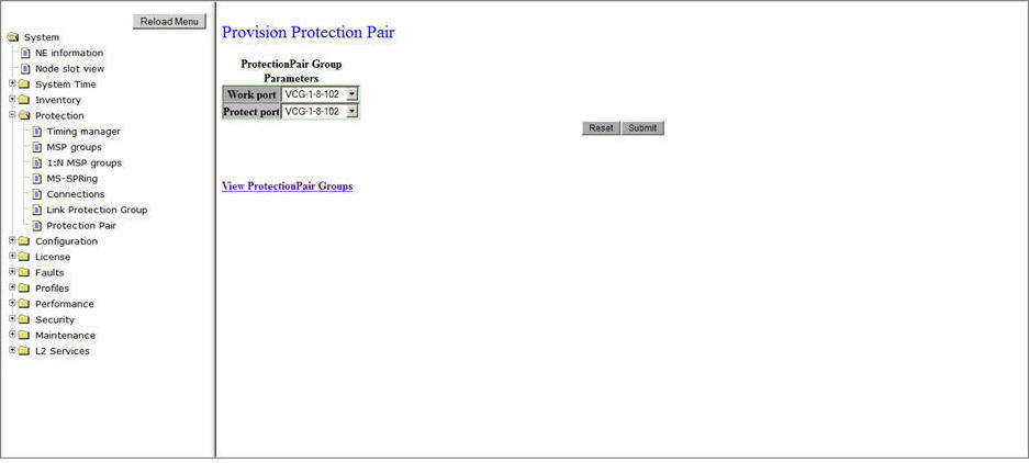 Provision Protection Pair