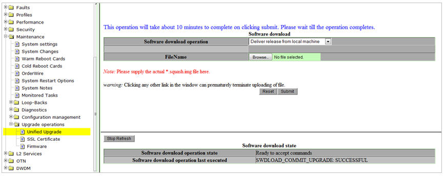 Software download from local machine