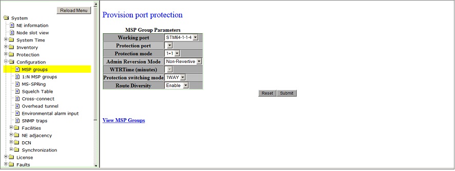 Provision port protection