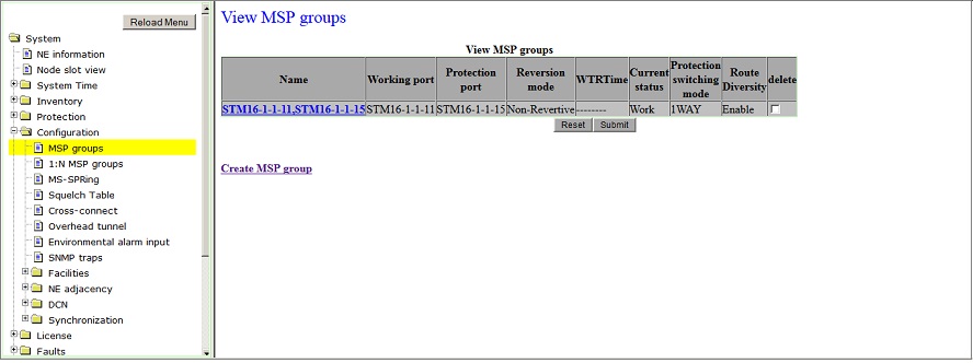 View MSP groups