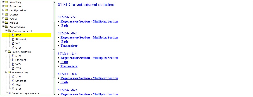 STM-Current interval Statistics