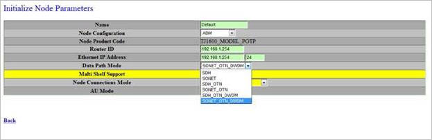 Initialize Node Parameters