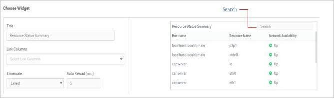 Resource Status Summary