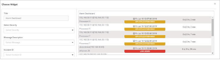 Alarm Dashboard