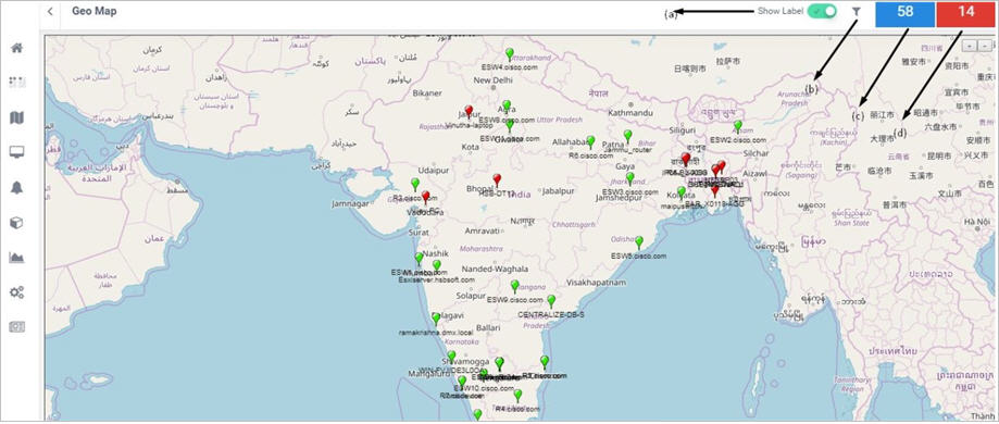 Geo Map View Screen