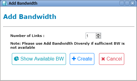 Add Bandwidth