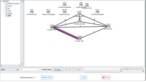 Create MPLS-TP Service- Step 4 (PseudoWires- Manual Path Selection from topology)