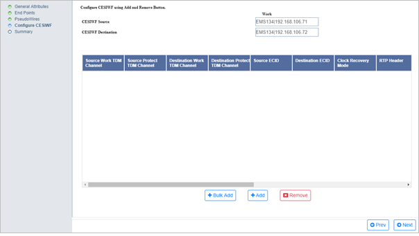 Create CEM Service- Step 4 (Configure CESIWF page)