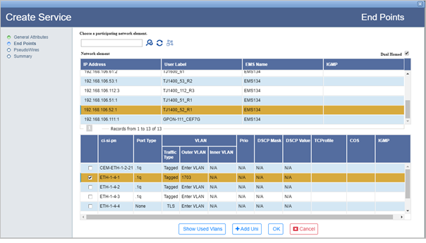 Create Dual Homed ELAN service- Step 2 (Adding Dual Homed Hub)