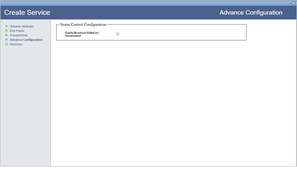 Create ELAN services with full mesh- Step 4 (Advance Configuration)