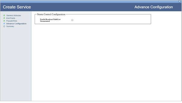 Create ELAN services with Hub and Spoke- Step 4 (Advance Configuration)