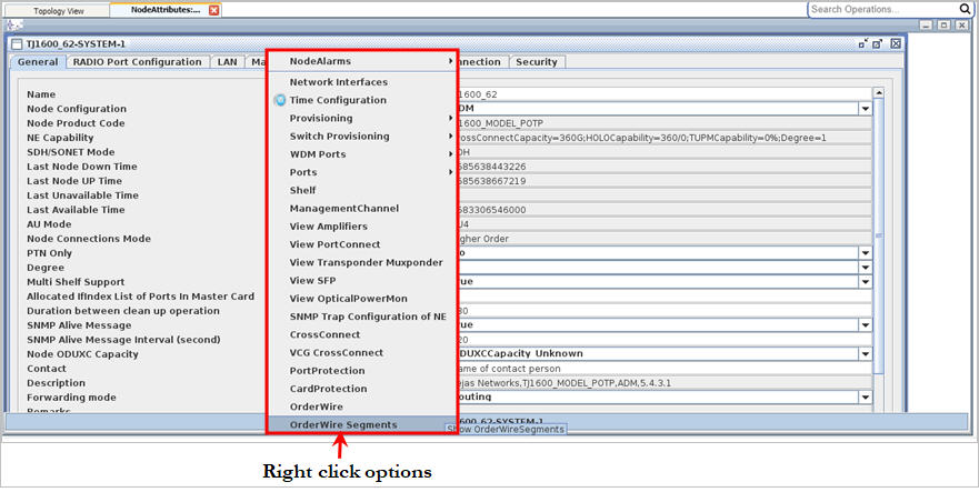 PM Metering Sub Menu