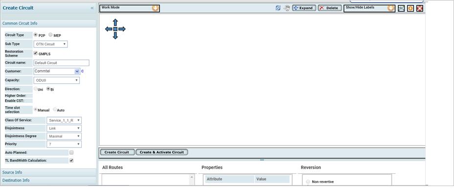 Create GMPLS Circuit