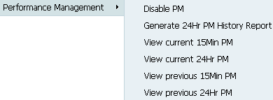 Options of Enabled PM