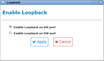 Enable Loopback