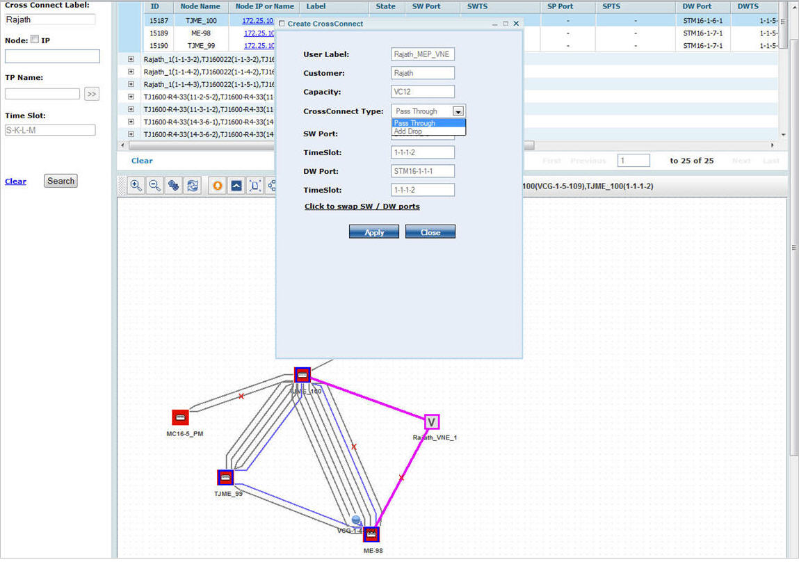 Create Cross Connect