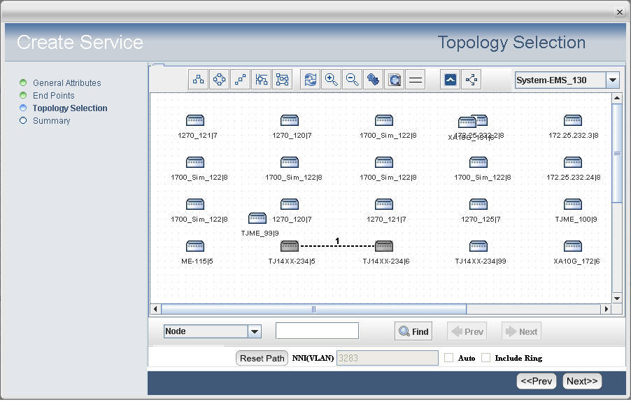 Topology Selection- Add Path