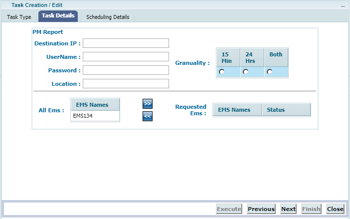 Task Details- PM Report