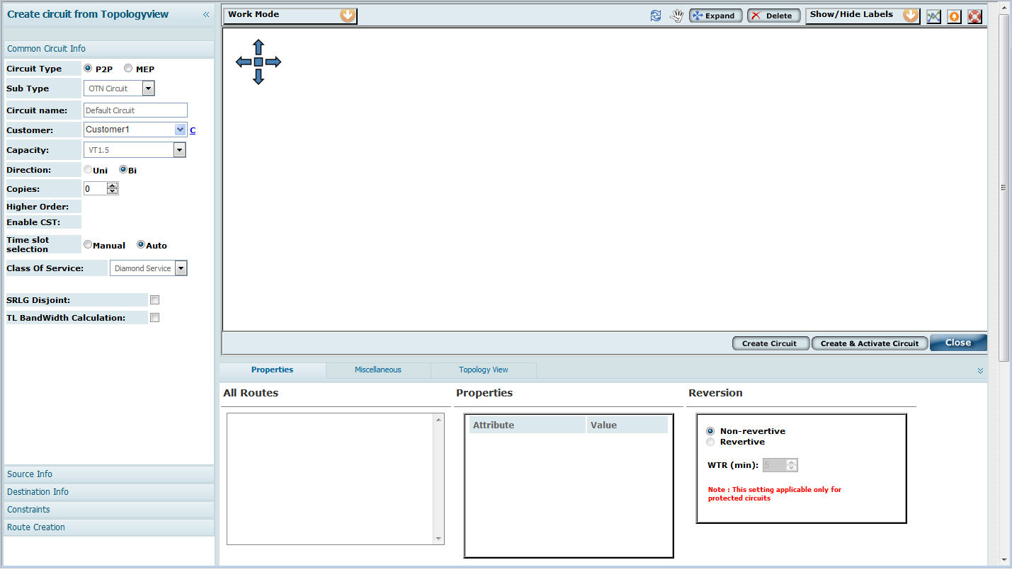 Create Circuit from Topology Views