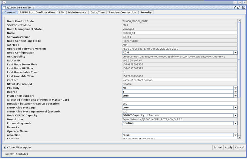 Node Attributes