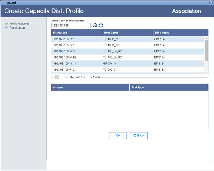 Create CDP- Associating End points and Ports