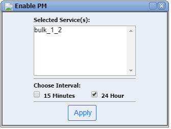 Enable PM window