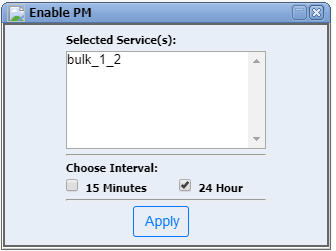 Enable PM window